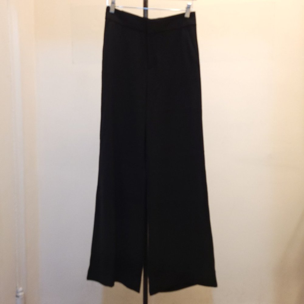 Banana Republic new pants black wide leg slacks washable stretch